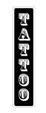 Tattoo Street Sign Signs Shop Tattoos Designs Ink  Indoor/Outdoor  36" Wide