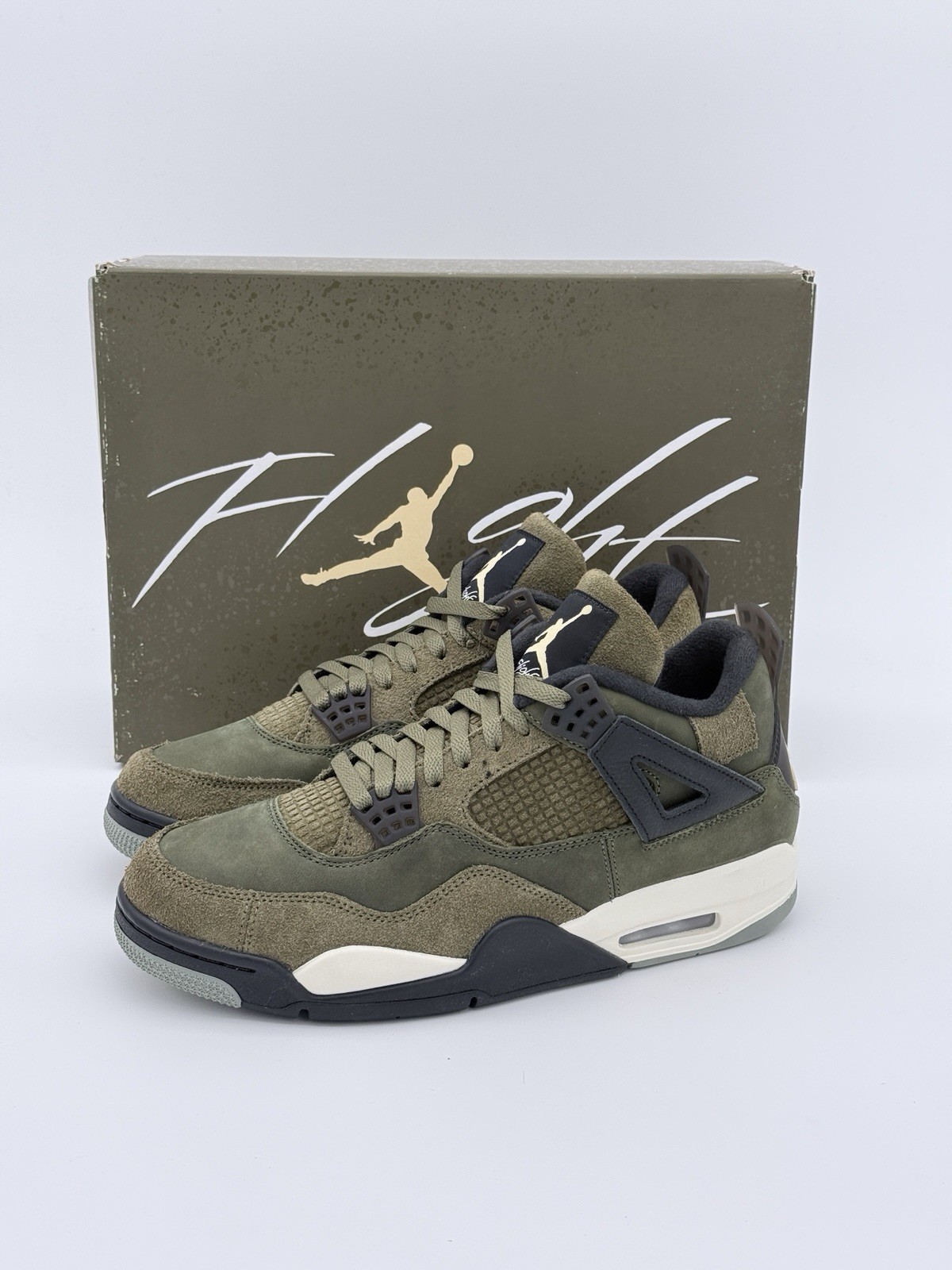 Jordan 4 Retro SE Artesanal Verde Oliva Talla 9.5 Reino Unido Para hombres - Totalmente Nuevo