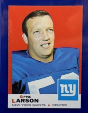 1969 Topps #106 Greg Larson New York Giants
