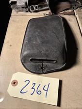 Amc 1974 Javelin Amx Rear Seat Belt Covers Oem Factory Black Set Pair