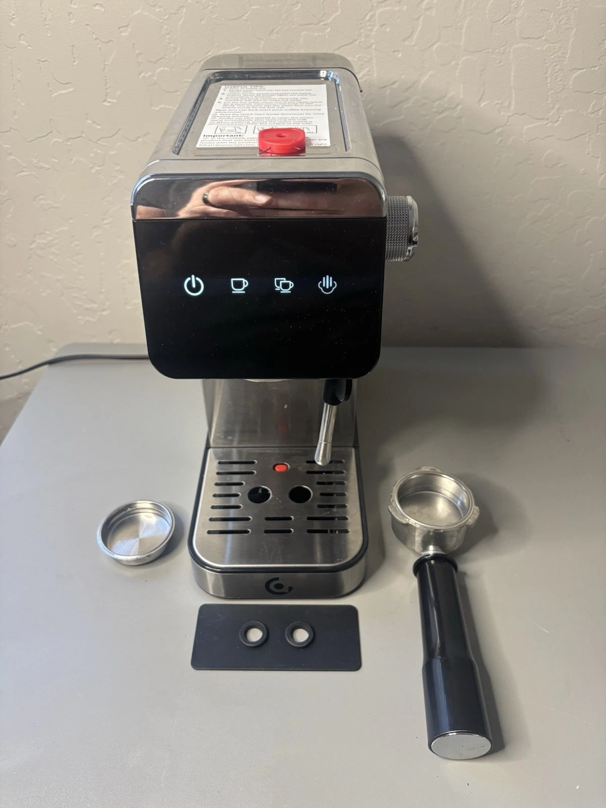 AMZCHEF Espresso Coffee Machine with LED Touch screen Model: AZ-EM1501
Opens in a new window or tab