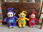 Lot de 3 télétubbies parlants vintage Lala Tinky Winky Po peluches fonctionnelles