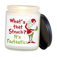 Funny Christmas Candle, Christmas Scented Candle Gifts, 9oz Holiday Soy Stench
