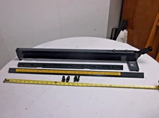 10" Sears Craftsman Table Saw Cam Lock Fence W/ Rails, Hardware, 27" Table-Nice!