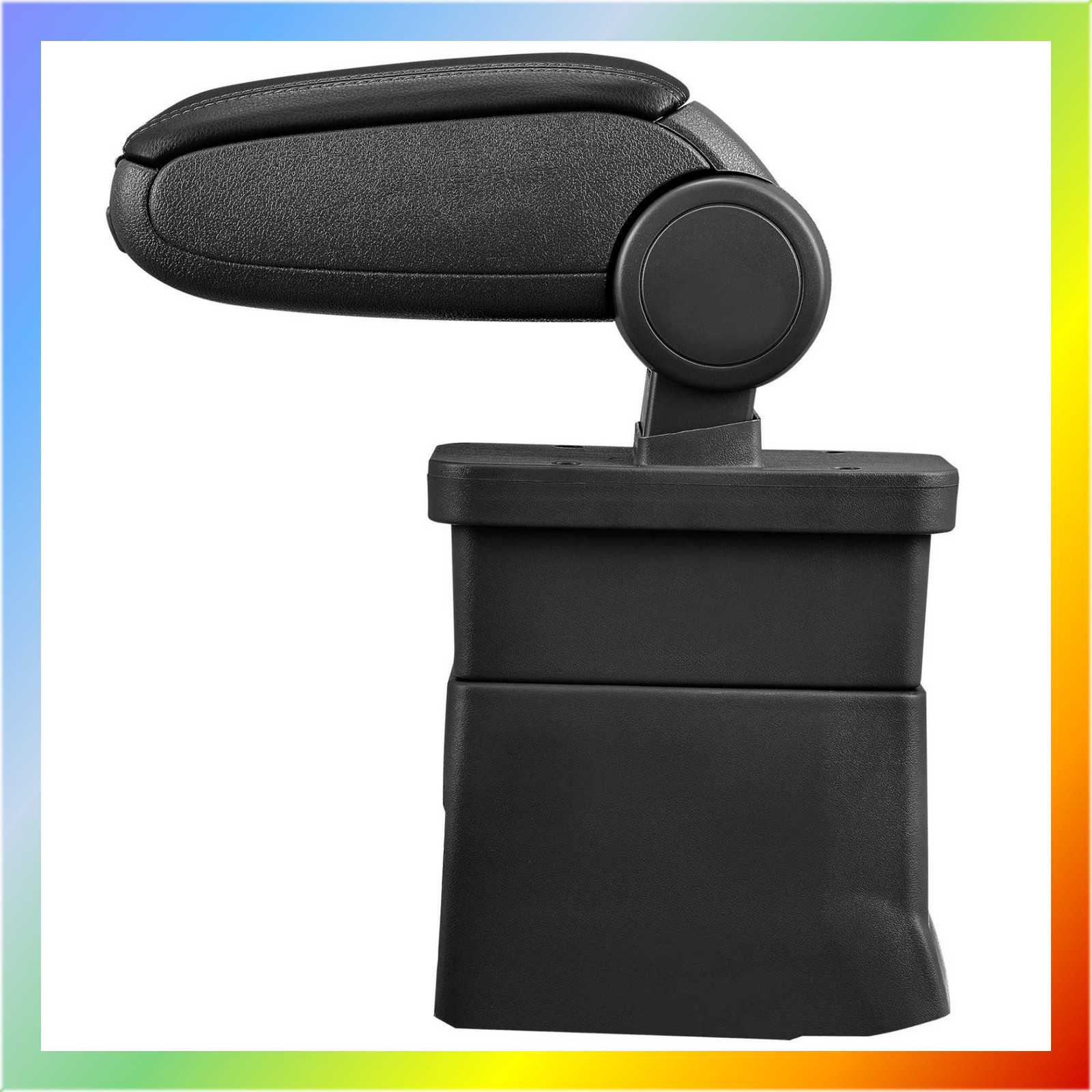 Accoudoir en cuir noir pour Ford Ka II avec console de rangement premium