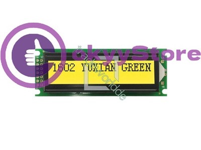 HD44780 Yellow-Green LCD Character Module Display Bezel Backlight 5V 16x2 1602