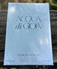 Armani Acqua Di Gioia For Women Eau De Parfum Sp 1.7 Oz New Factory Sealed 