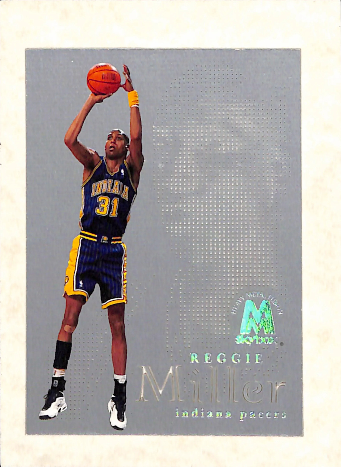 1998-99 SkyBox Molten Metal Fusion #8F Reggie Miller Fusion NM