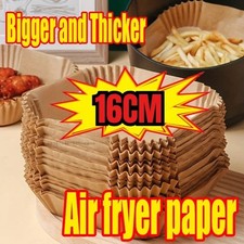 Bandeja de papel antiadherente y absorbente de aceite para freidora de aire desechable 50 piezas