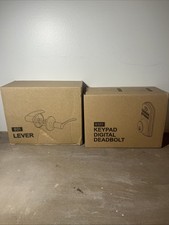 Digital Keypad Deadbolt With Matching Door Levers Both New In Boxes