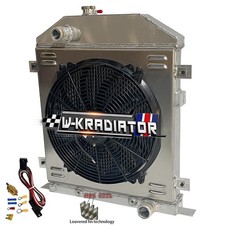 2-rows Radiator Shroud Fan For 1942-1948 46 47 Ford Coupe Mercury Chevy Engine 2-rows Radiator Shroud Fan For 1942-1948 46 47 Ford Coupe Mercury Chevy Engine