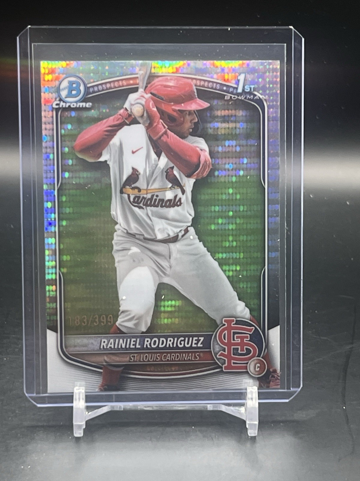 2025 Bowman Chrome Rainiel Rodriguez Pulsar Refractor /399 Cardinals #BCP-200