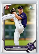 Gabriel Hughes 2022 Bowman Draft 1st Edition #BD-151 Colorado Rockies