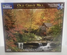 New White Mountain "Old Grist Mill" 1000 Piece Jigsaw Puzzle