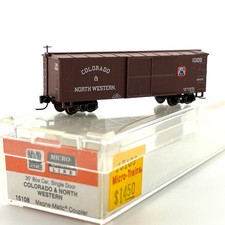 Micro-Trains Nn3 Scale 15108 Colorado North Western 30ft Single Door Wood Boxcar