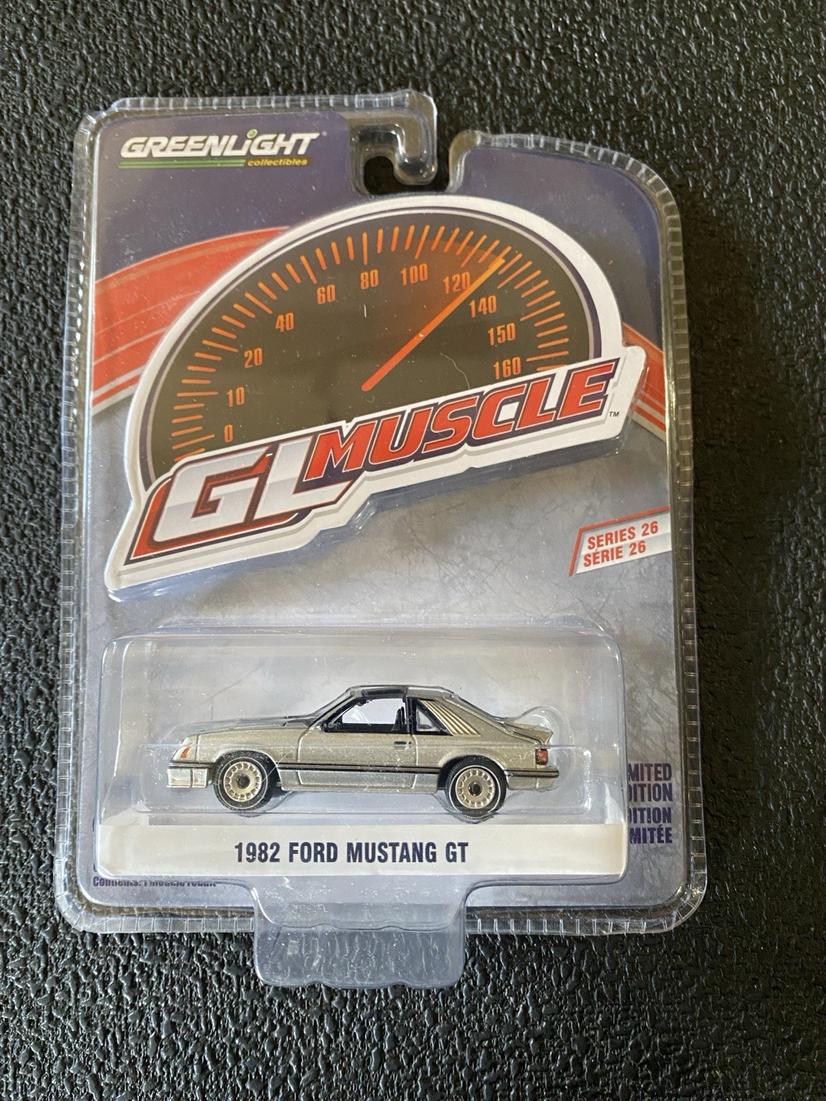 Greenlight 1:64 Car GL Muscle 1982 Ford Mustang GT Series 26 NEW Silver 2021