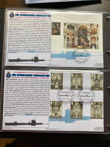 Navy covers 41 official FDC collection 2007 2008 many VIP signed Royal Navy WW2 - Picture 18 of 22