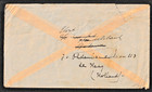 STATES SETTLEMENT STAMP COVER TIED PENANG 2/2/1935 to HOLLAND — photo 3