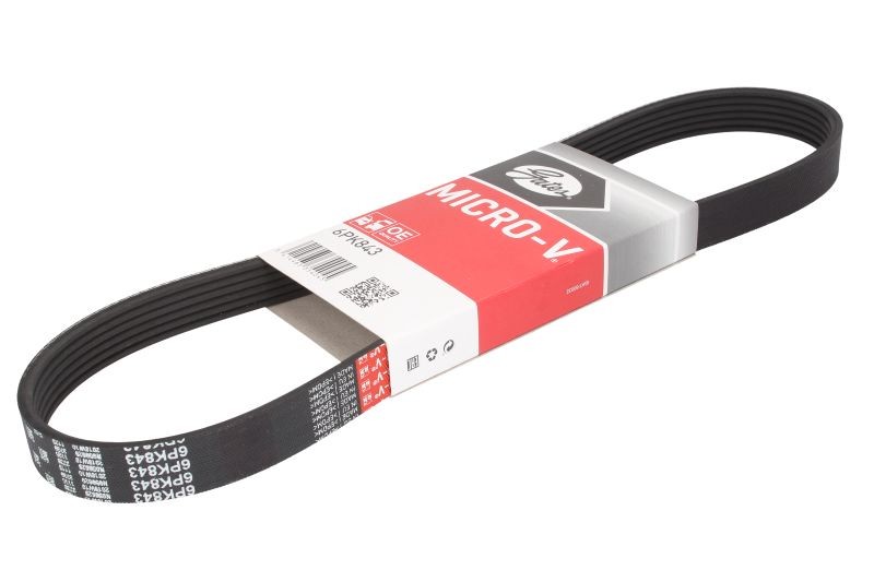 ✅Fits GATES 6PK843 V-RIBBED BELT 6PK843 ⭐UK Seller⭐ - Image 22