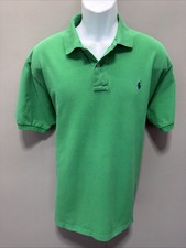 Polo Ralph Lauren Men  s Green Short Sleeve Polo Shirt XL Preppy Casual