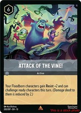 Attack of the Vine  Lorcana TCG 13 - 202/204 Normal