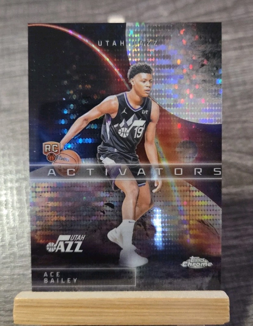 2025-26 Topps Chrome Basketball Ace Bailey Activators Pulsar Refractor RC #AC-15