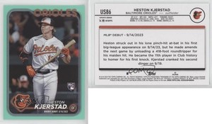 2024 Topps Update Rookie Debut Aqua Heston Kjerstad #US86 Rookie RC