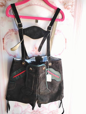 Kids Lederhosen Leather Size 110 - 5 US.Octoberfest German ISAR Trachten