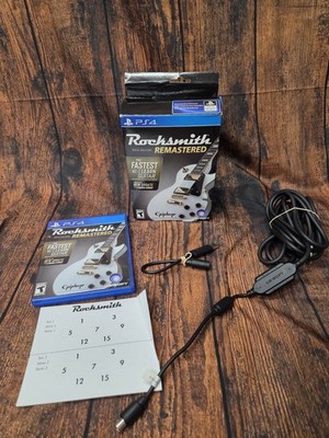 Rocksmith Remastered 2014 Edition (Sony PlayStation 4, PS4) CIB *INCLUDES CABLE*