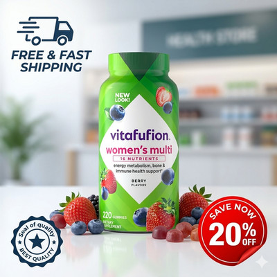 Vitafusion Women's Multivitamin Gummies (220 ct.), 16 Essential Nutrients