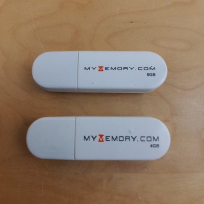 2 x My Memory.com USB-Stick USB Speicherstick 4 GB & 8 GB KOSTENLOSER VERSAND