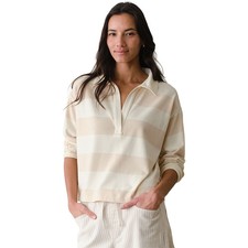 Marine Layer Cloud 9 Jersey Long-Sleeve Polo - Women's