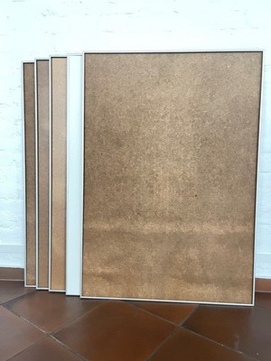 5x nielsen 70x100 Alu-Bilderrahmen mit Rückwand ohne Glas - Selbstabholung