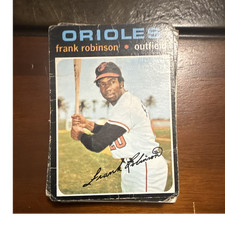 Topps 1971 Frank Robinson Baltimore Orioles #640 MLB Baseball Trading Card