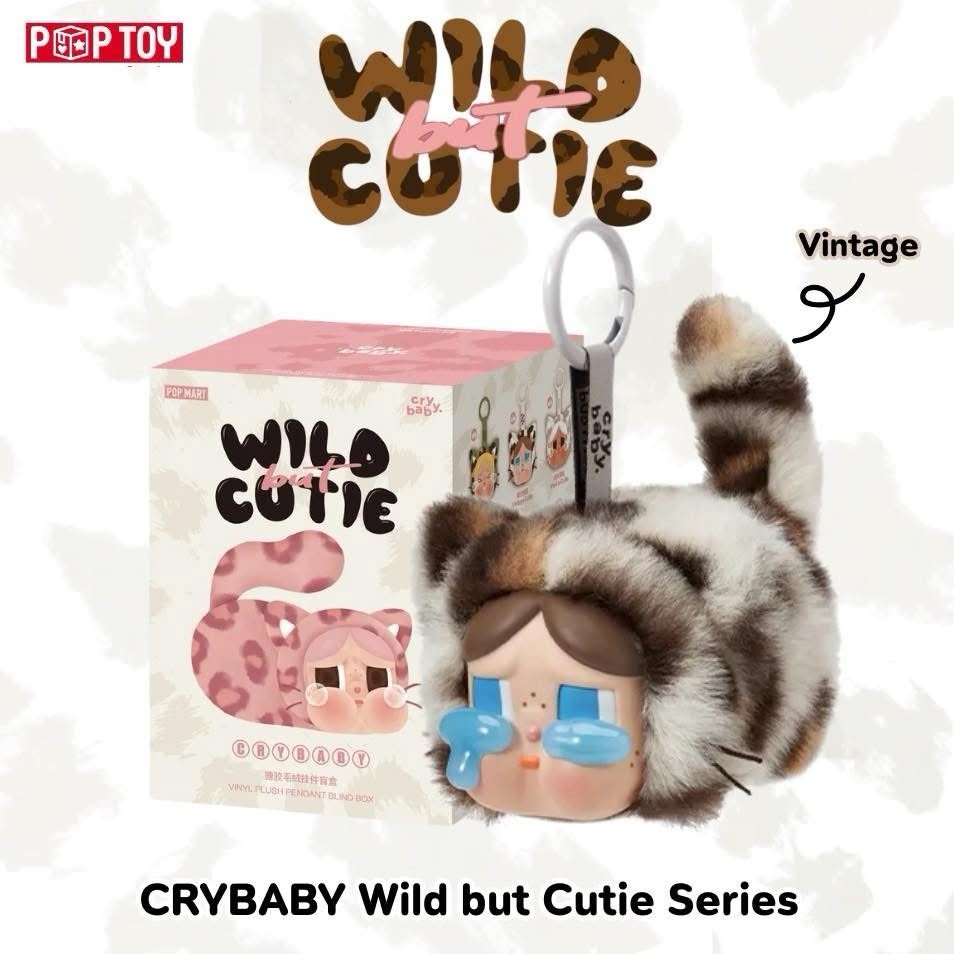 ぬいぐるみ Crybaby wild but cutie Vintage Cutie READY TO SHIP) Pop Mart CRYBABY Wild but Cutie Plush Pendant