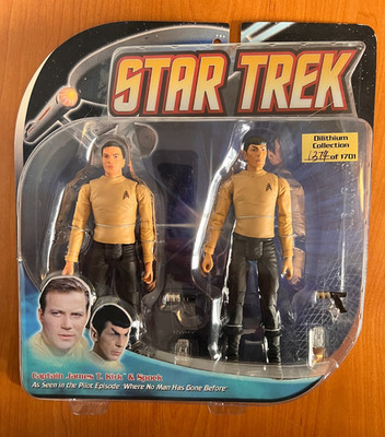 2010 Star Trek Kirk & Spock Where No Man Has Gone Before Dilithium 1374/1701 NEW