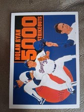 1990 Upper Deck Nolan Ryan #34 5000 Strikeouts Texas Rangers