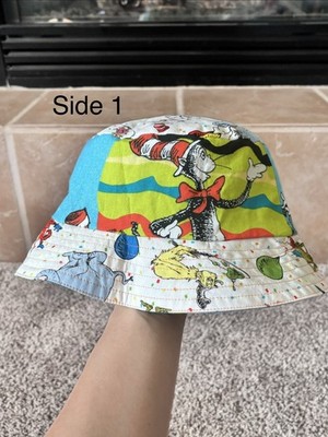 TLF Upcycled Vintage Reversible Dr. Seuss Bucket Hat