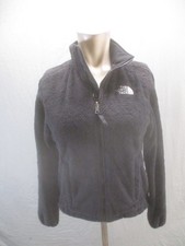 The North Face Size XS Womens Black Sherpa Full Zip Outdoor Collared Jacket 370