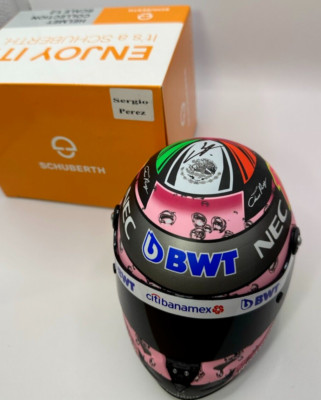 Sergio ''Checo'' Pérez signed 2017 Force India 1:2 Scale Helmet