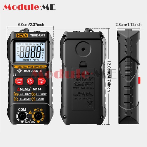 ANENG Digital Multimeter Automatic Voltmeter NCV Resistance Electrician Tester - Picture 17 of 26