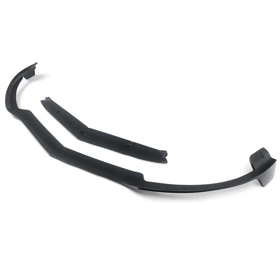 Labio divisor de parachoques delantero negro brillante para Mercedes Benz W207 C207 E400 2014-2016 Foto 4 de 4