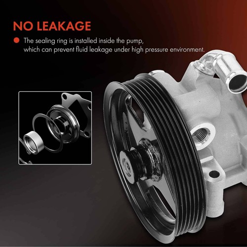Power Steering Pump with Pulley for Ford Windstar 1999-2003 V6 3.8L 5F2Z3A733AA - Picture 7 of 10