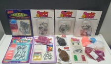 Lot Vintage MAKIT BAKIT Kits Stained Glass Suncatchers Christmas Crystals Bags