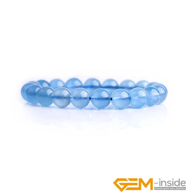 Pulsera Joyería Dijes Energéticos Elásticos Cuentas Redondas 8mm Piedras Preciosas Cuarzo Natural Foto 3 de 4