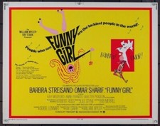 FUNNY GIRL 1968 821 Movie Poster Barbra Streisand Omar Sharif William Wyler