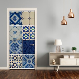 Ablosbar Wandsticker Tapete Turtapete Selbstklebend Portugiesische Fliesen Ebay