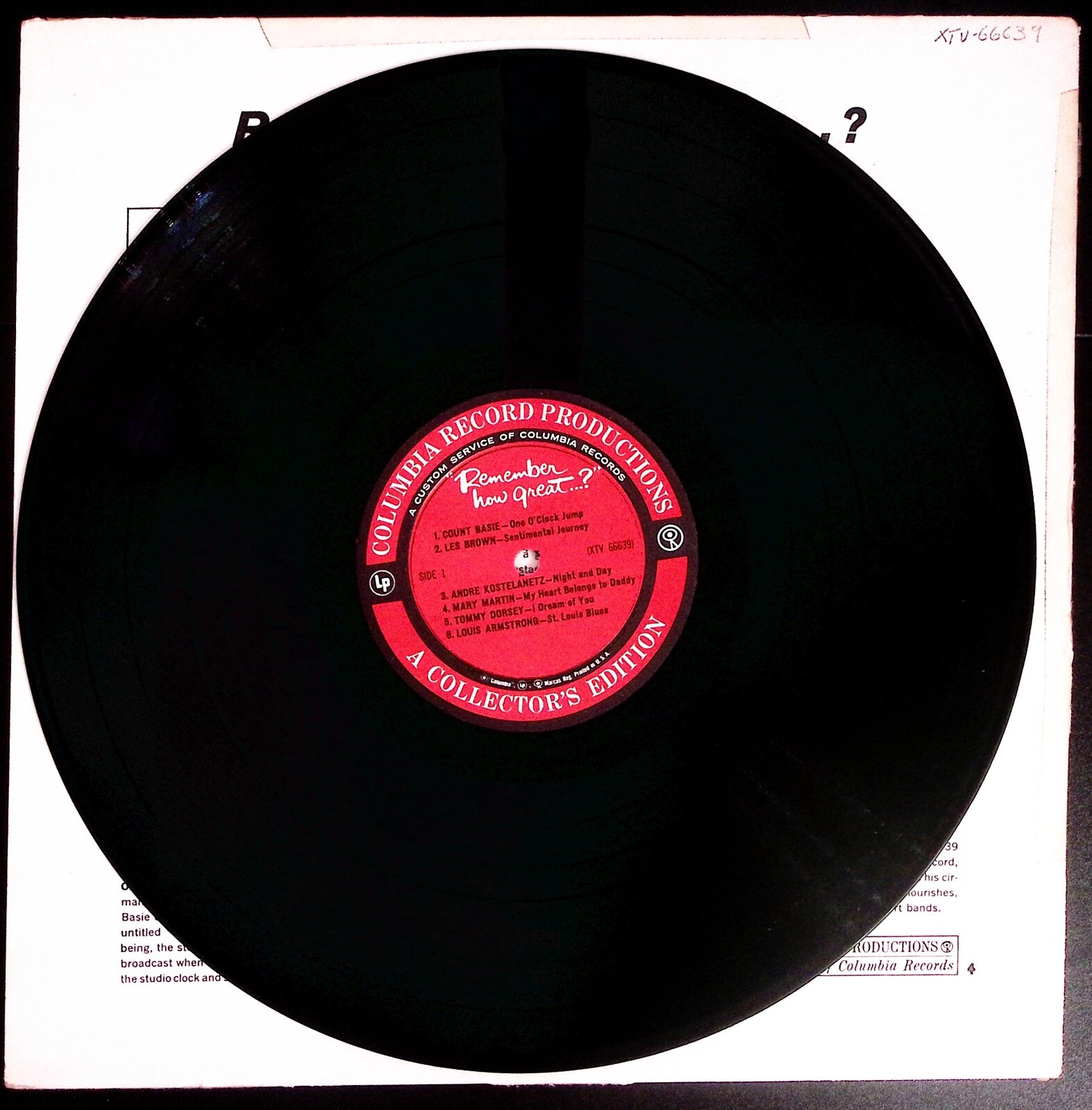 REMEMBER HOW GREAT? LUCKY STRIKE CIGARETTE PROMO COLUMBIA VINYL LP 218-44 thumbnail 3