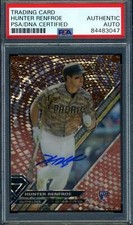 Hunter Renfroe PSA DNA Coa Signed 2017 Topps Rookie Autograph
