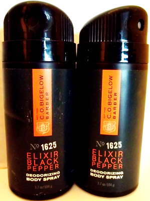 C.O. Bigelow, Bath Body Works, No. 1625, ELIXIR BLACK PEPPER Body 